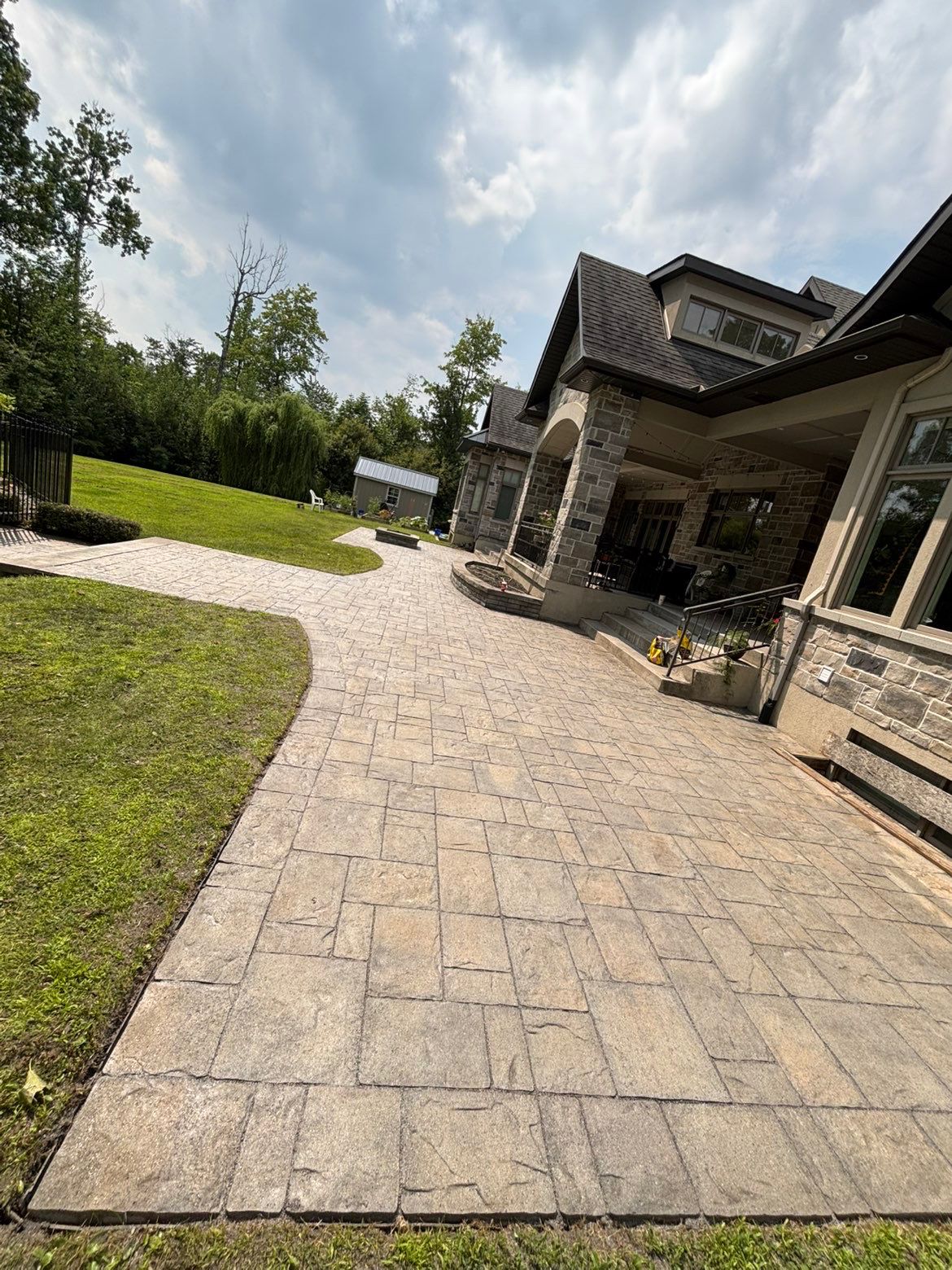 Interlock repair project in Ottawa